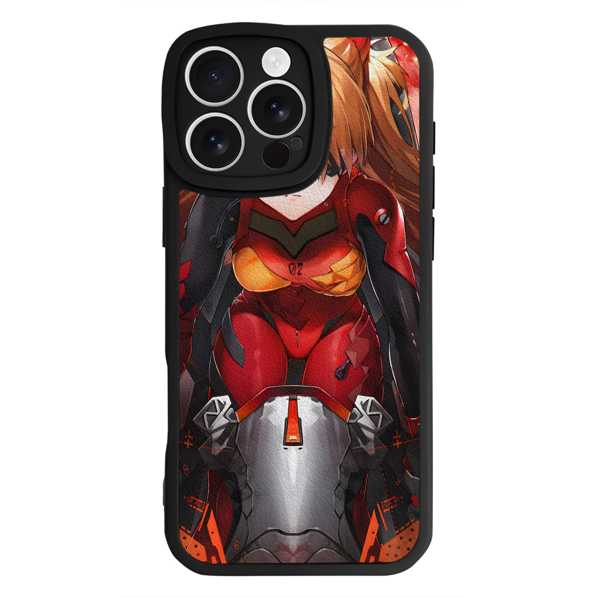 （画像用） EVA 新世紀エヴァンゲリオン 【iPhone 16シリーズ対応】シリコンスマホケース（レザー調） 材質：シリコン